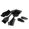 9/5Pcs Set Home Salon Hair Dyeing Brush Hair Dyeing Cream Bowl Coloring Brush Comb Earcap Clips Dyeing Cape Kits Hair Tint Tool