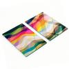 Decorative Tempered Glass Cutting Boards Abstract Waves 2X40X52 Cm
