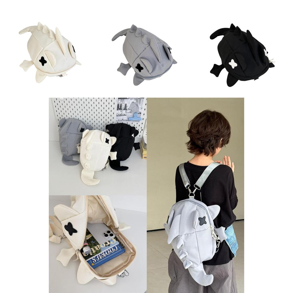 Shark Childrens Backpack Cute Double Shoulder Bag For Kindergarten And School Use