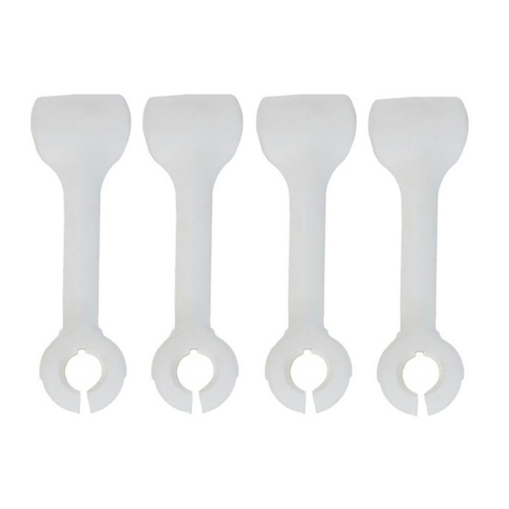 

4 Pieces Hanging Kitchenware Flushing Fixing Clip Anti-Slip Goblet Holder Under Cabinet білий