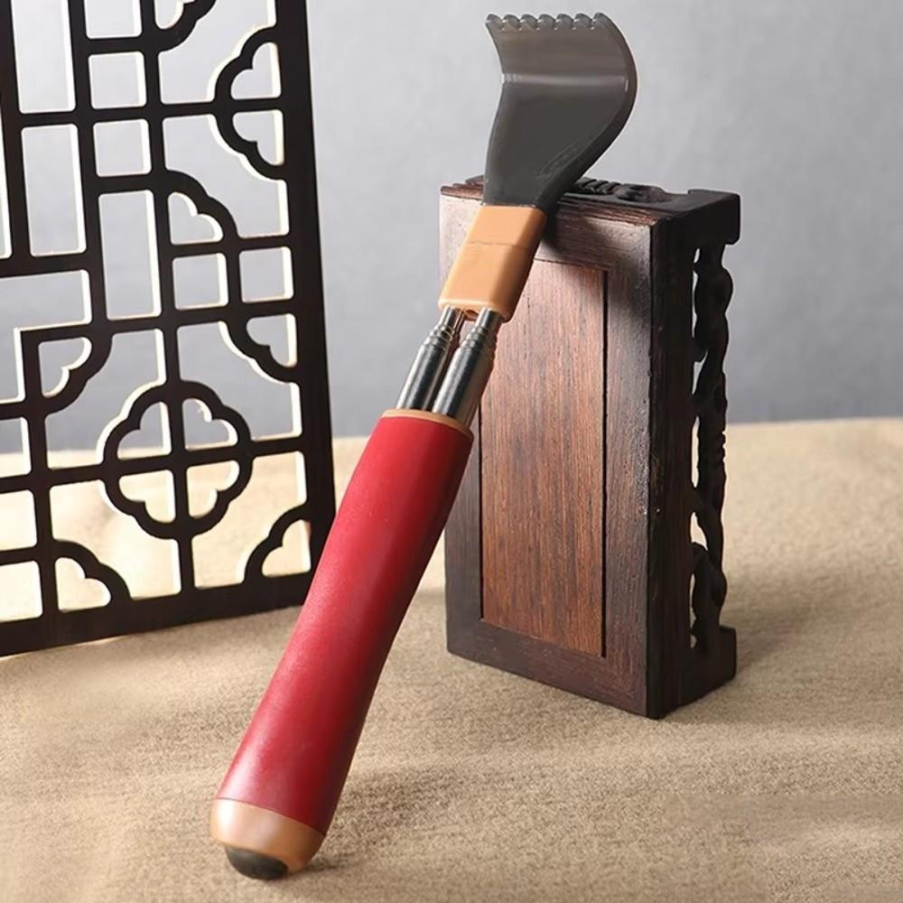 Adjustable Length Retractable Back Scratcher Stainless Steel Double Pole Scratcher Gift