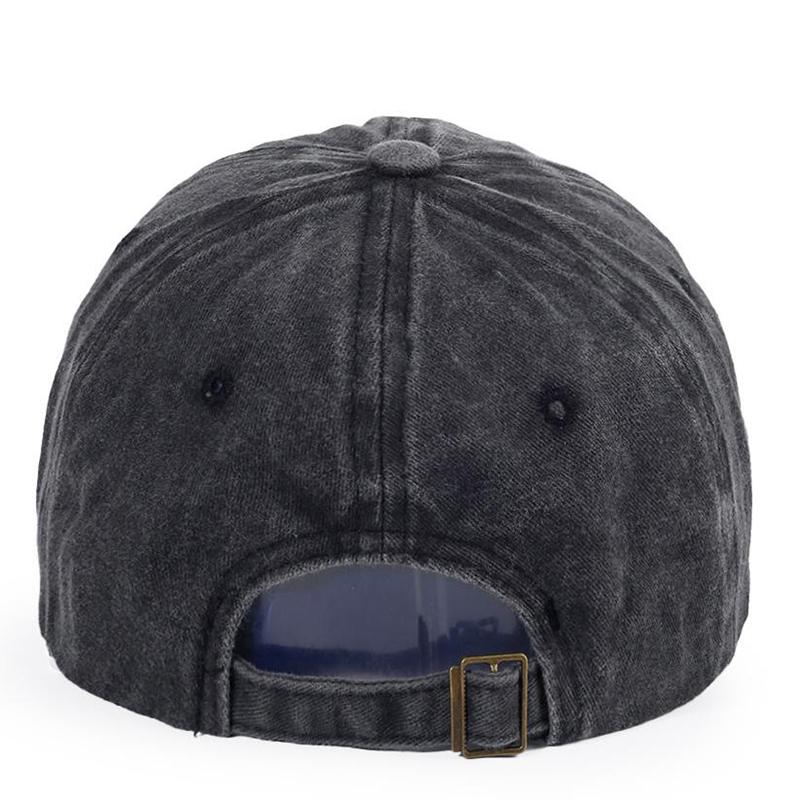 Summer Sunscreen Hat Versatile Fashionable Old Printed Baseball Hat Cool Washed Trucker Hat Sports Leisure Hat