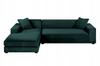 Bottle Green Velvet 1-Seater Sofa Armchair Cover [22P1]