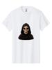 Diamant-Sensenmann-Skelett Herren Grafik-T-Shirt, 100% Baumwolle, Lässige Sommerkleidung