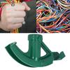 Pipe Bender Cast Iron Manual Tube Former LaborSaving Electric Wire Fast Bending Tool (5Celsius8in )