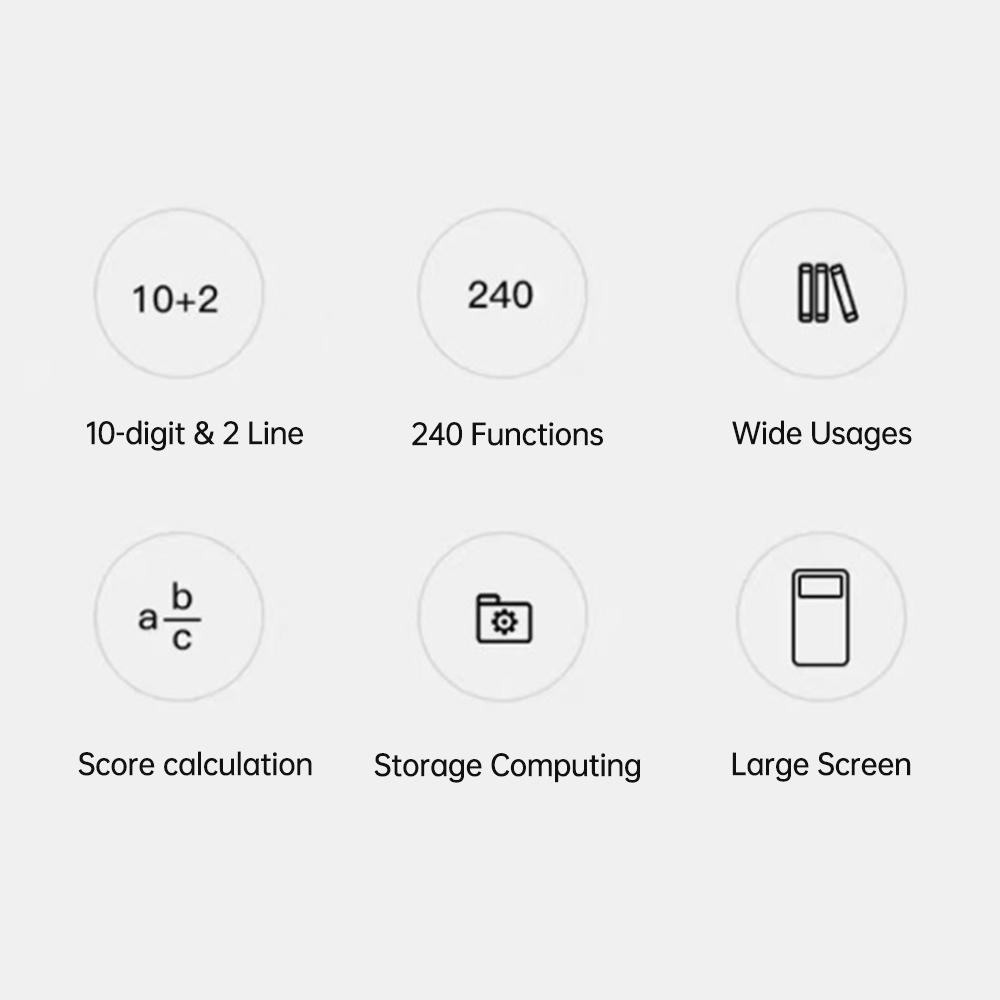 Scientific Calculators Pink Math Calculator With 240 Multi-functional Calculator 2 Lines Lcd Display Ideal For Teachers