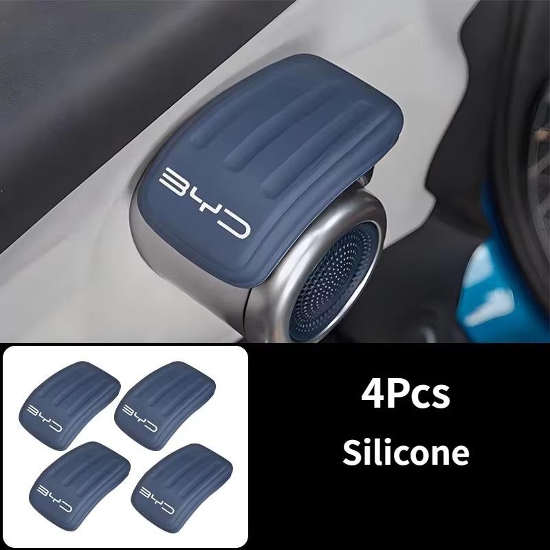 For BYD Atto 3 Yuan Plus 2022 2023 Door Handrail Intelligent Cover Specially Modified New Four Seasons Silicone Protection