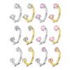 2 PCS Elegant Nose Ring Stainless Steel Daith Piercing Jewelry Cartilage Helix Earrings  Daily