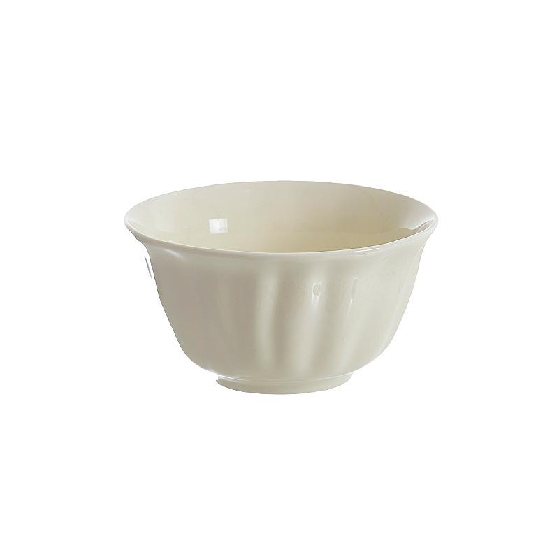 Cream Wind Ceramic Tableware Creative High-Value Gift Box With Lace Dishes And Plate Combination Housewarming Gift Bowls