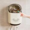 Wall-Mounted Plastic Draining Chopstick Holder and Spoon Storage Rack
