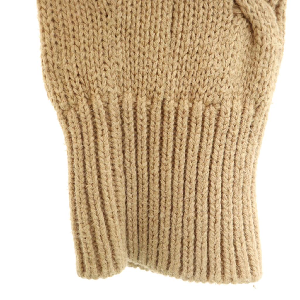 POLO JEANS COMPANY Long sleeve cable knit cardigan L beige Impact 21 Women Used