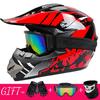Full Face Mountain Bike Helmet With Goggles Gloves Mask Downhill MTB Trail Riding