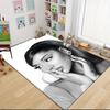 Elegant Beauty Black White Carpet Rug Soft Washable Antislip Home Living Room Sofa Mats Personalized Christmas Rug