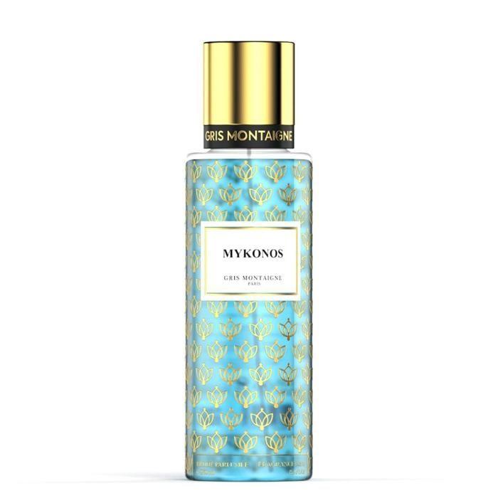 Gris Montaigne Mykonos – Brume Parfumée Rafraîchissante 250ml – Fragrance Unisexe