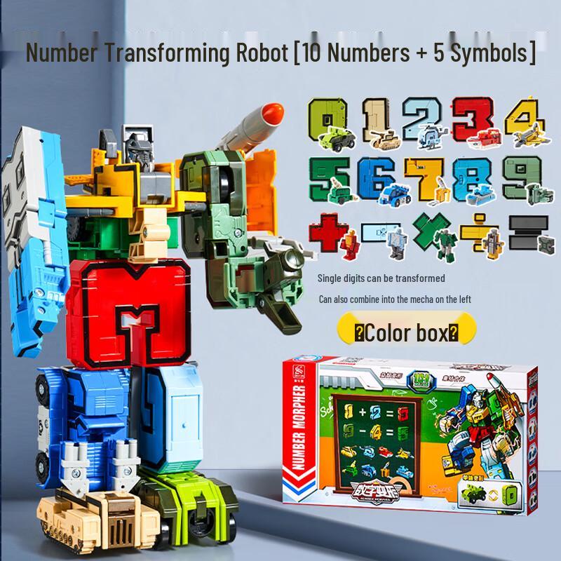 XINLEXIN Digital Transforming Robot Toy Set