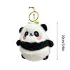 1Pcs Cute Stuffed Panda Keychain Cute Panda Keychain Soft Touch Plush Key Ring Bag Pendant Interior Accessories for Bag Pendant
