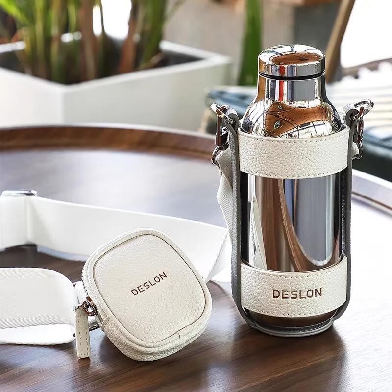 DESLANG YUMI Portable 316 Stainless Steel Insulated Mini Mug with Strap Set