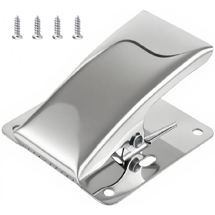 

Multifunction Fish Fillet Clamps Tail Clip Washing Cleaning Board Tools Anti Slip Stainless Mount Fillet Clamps with Screw 1