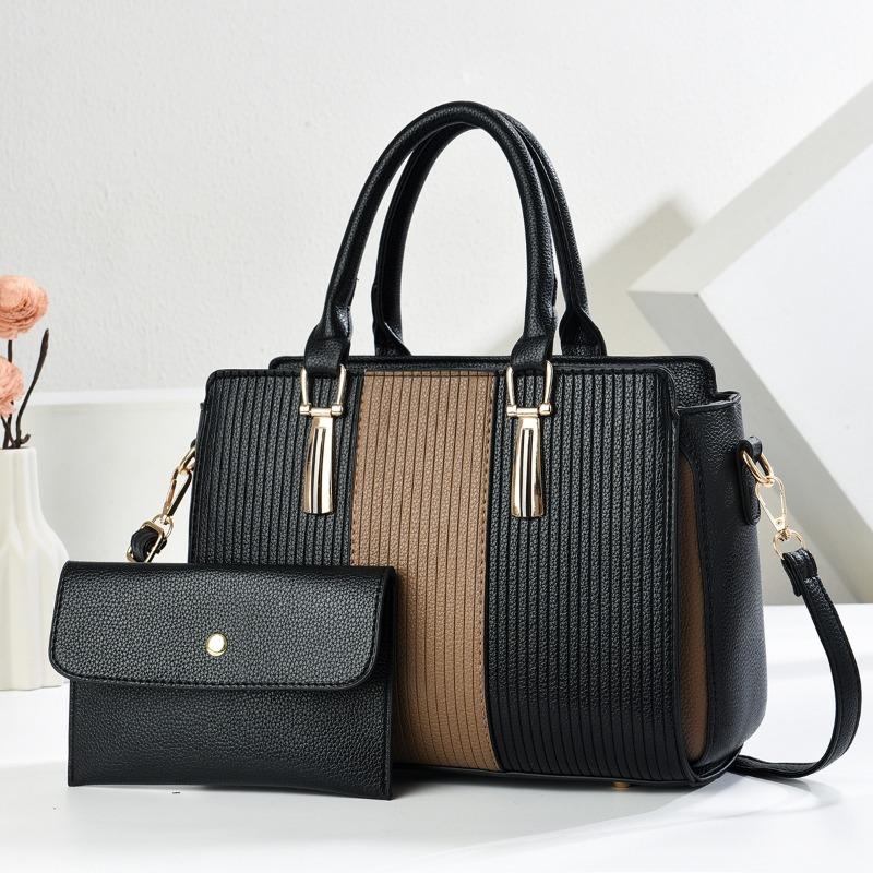 New PU Leather Women's Handbag Stylish and Versatile Women's Shoulder Bag Large-capacity Womens Commuter Casual Tote Bags