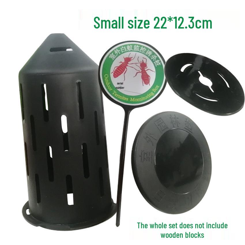 Smart Cat Termite Bait: Underground Wood Block Lure & Monitor Stake