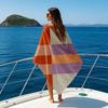Cream Column Purple Quick Drying Bath Towel Microfiber Beach Towel - Light Weight Swimming Camping  Yoga Beach Out