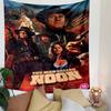 The Man Called Noon Western Movie Poster Tapestry Wall Hanging, Vintage Gunslinger Film Art, Retro Decor for Bedroom Living Room Man Cave