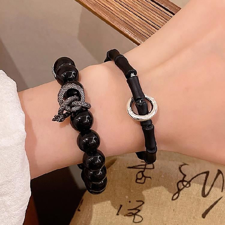 Sophisticated Beaded Bracelet National Style Jewelry Temperament Bracelet for Women with a Touch of National Style