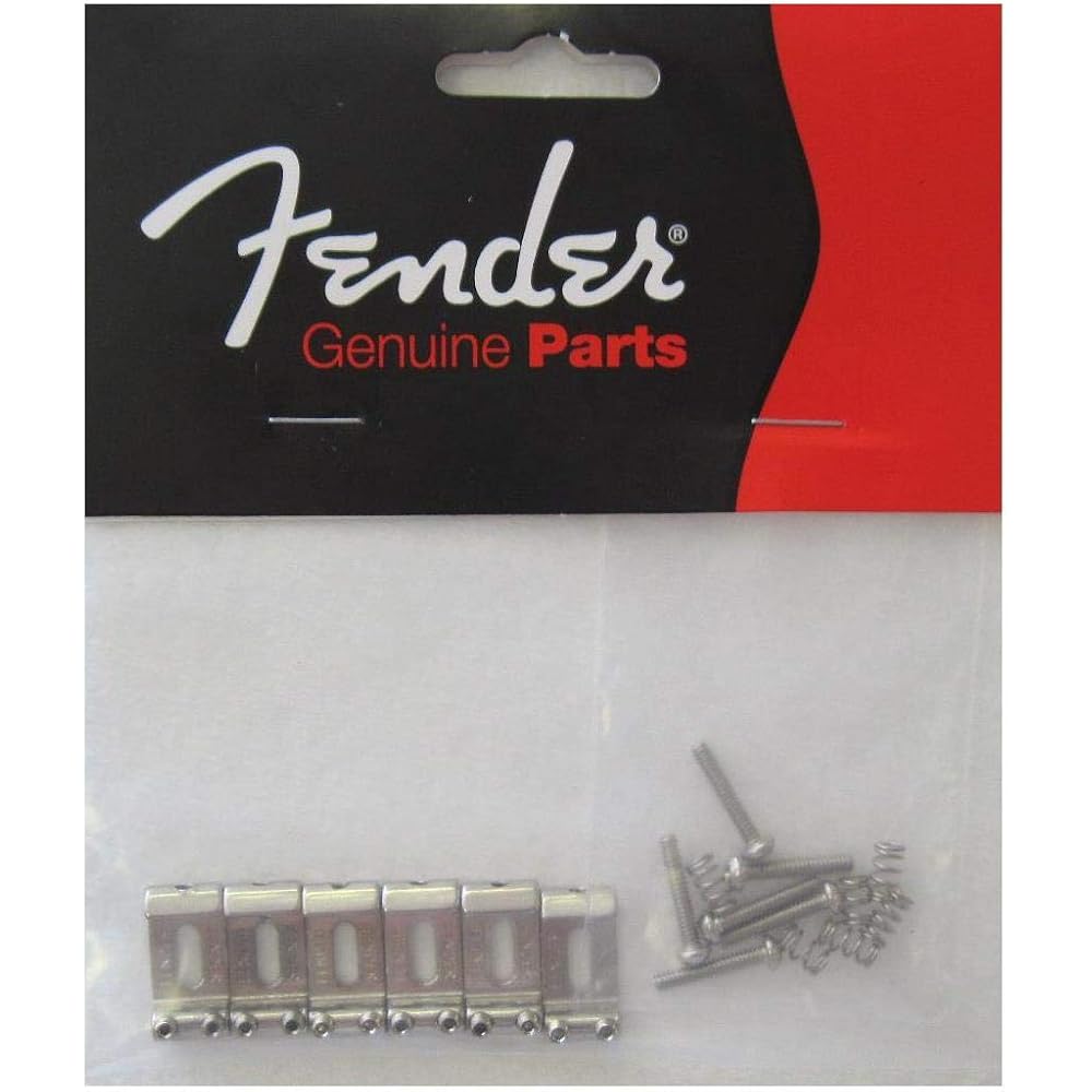 Fender American Standard 2008 Stratocaster Bridge Saddles - Nickel-Finish Steel