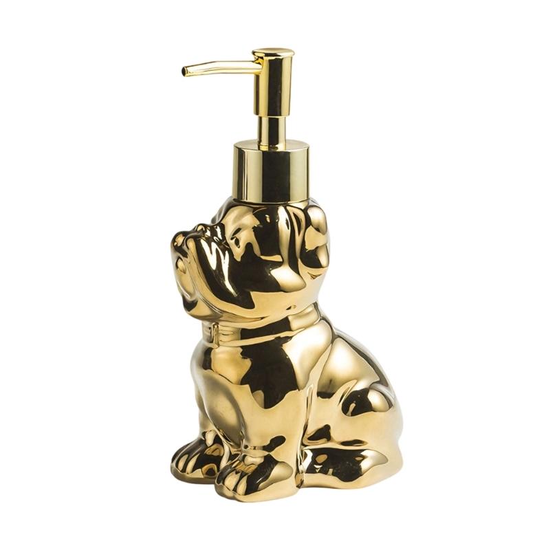 Keramická lahvička na mléko Dávkovač mýdla pro domácnost Nárazuvzdorný design Držák na nádobu na tekutiny pro domácí koupelnu