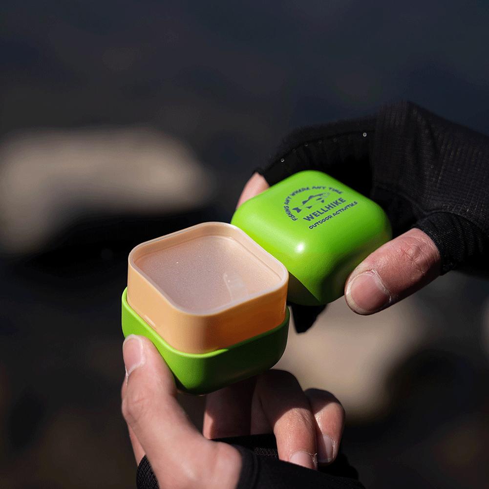 Outdoor Camping Small Fish Bait Storage Box Portable Eco-Friendly Moisture-Proof Tinplate Storage Box