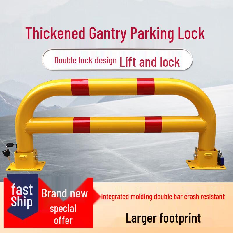 Robustní uzamykací prvek pro parkovací místo proti kolizi