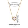 High-End Heart & Geometric Titanium Steel Clavicle Necklace for European & American Markets