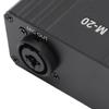 Mikrofonvorverstärker, Mikrofon-Gain-Verstärker, Audio-Booster, Hoher Gain, 48V Phantomspeisung, XLR-Ausgang, für Dynamische und Kondensatormikrofone