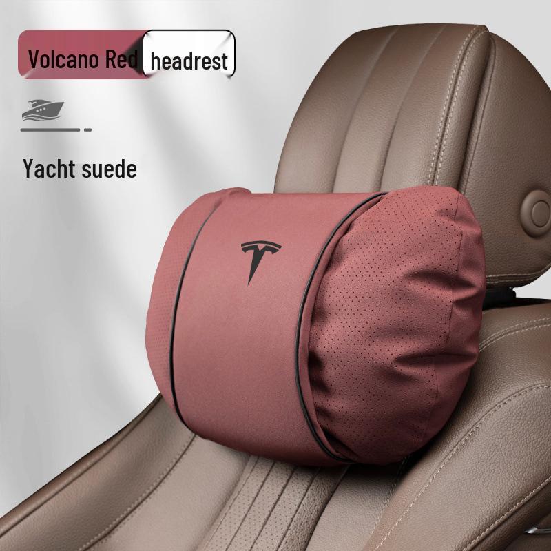 Headrest Cushion and Lumbar Support for Tesla Model 3/Y/S/X