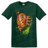 Colorful Insect T Shirt W/ Dewy Leaf Nature Art Graphic Tee Nature Lover Gift