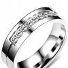 Gold Wedding Ring 316L Steel Size 28