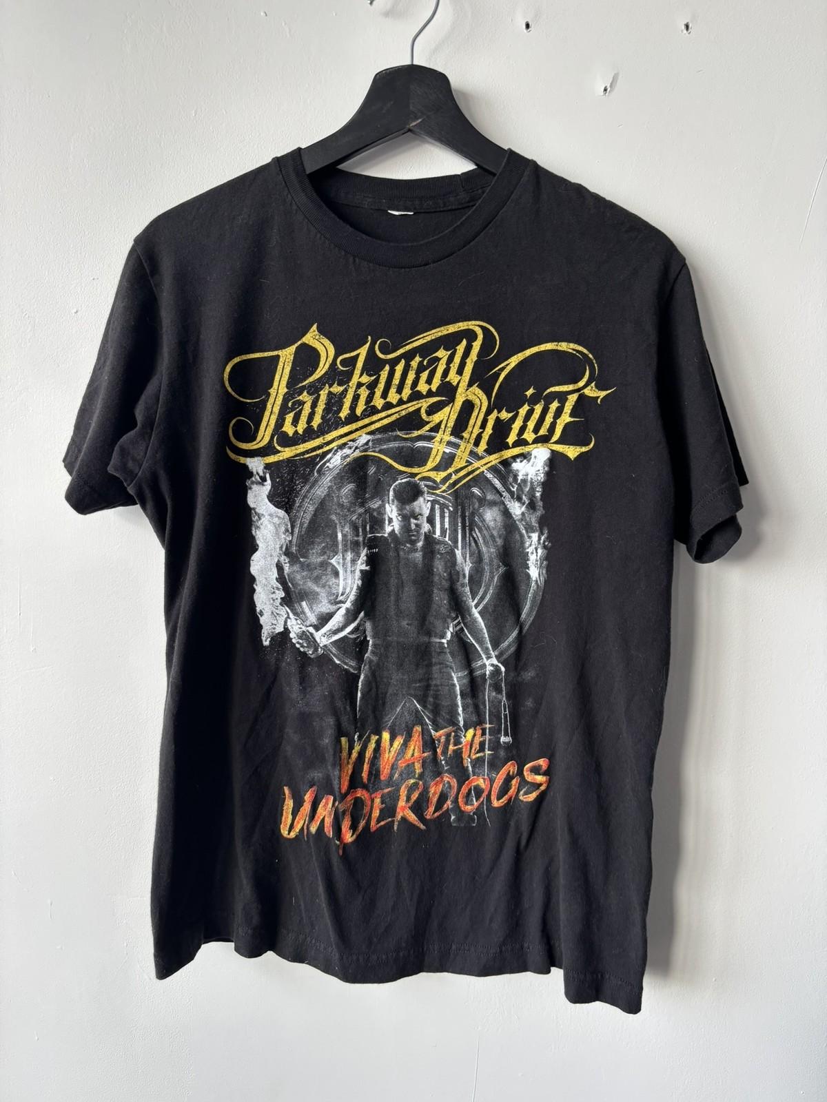 Parkway Drive Mens Small Black Viva The Underdogs Concert Tour Band Metal Unisex T-Shirt M