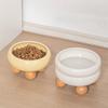 Ceramic Cat Feeding Bowls Large Capacity Neck Protection Anti Vomiting Food Water Bowls Food
