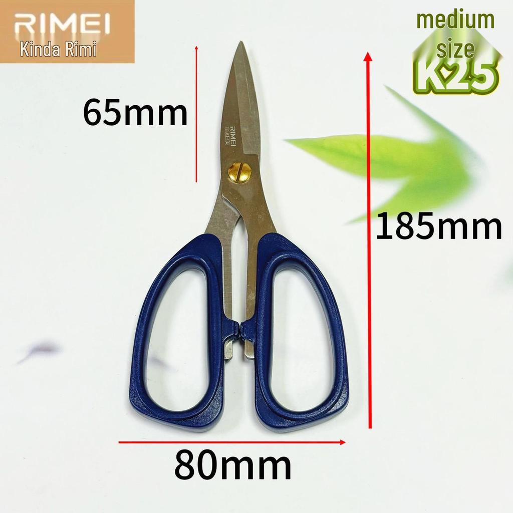 Jinda Rimei Large Stainless Steel Scissors: Office, Household, Handcraft, Tailoring, & Student Use
