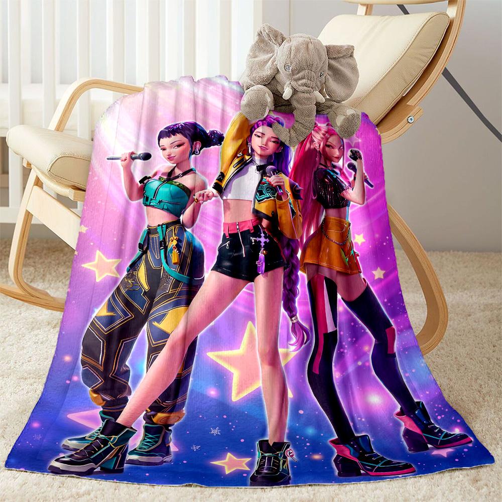 Dance Party Stars Blanket Comfortable Great for Chair Bed Couch Four Seasons Multipurpose Modern Style Best Holiday Gift for Friends Family