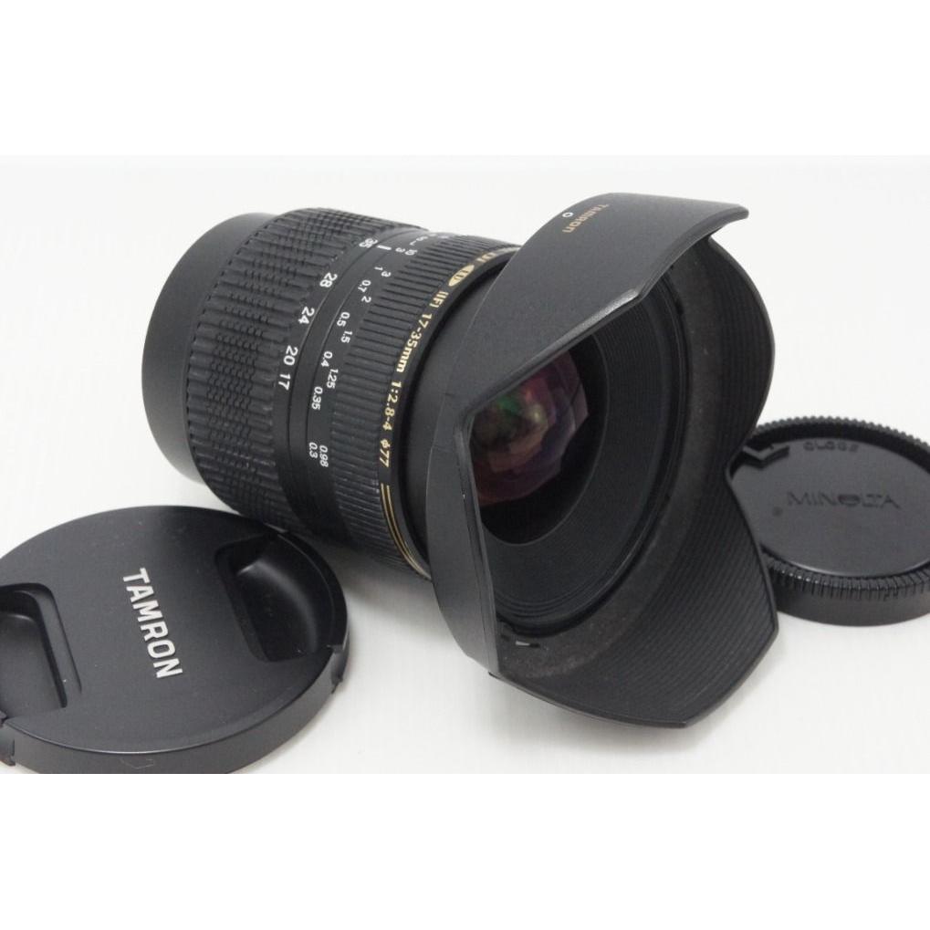 Used Good item TAMRON SP AF 17-35mm F2.8-4 Di LD ASPHERICAL IF A05 SONY MINOLTA mount zoom lens with hood 260619d