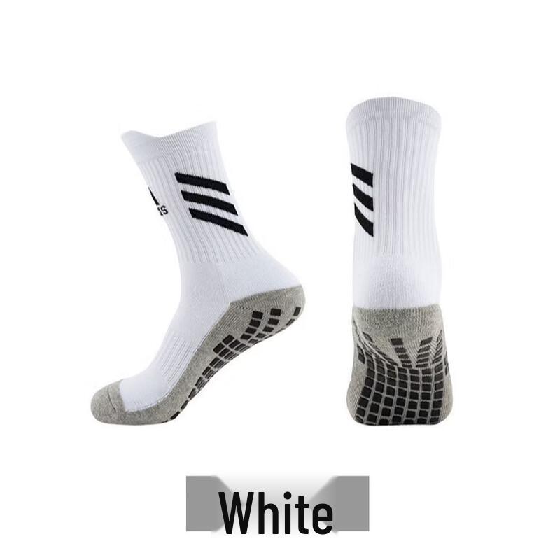 Unisex Mid-Calf Compression Football Socks with Cushioned Sole