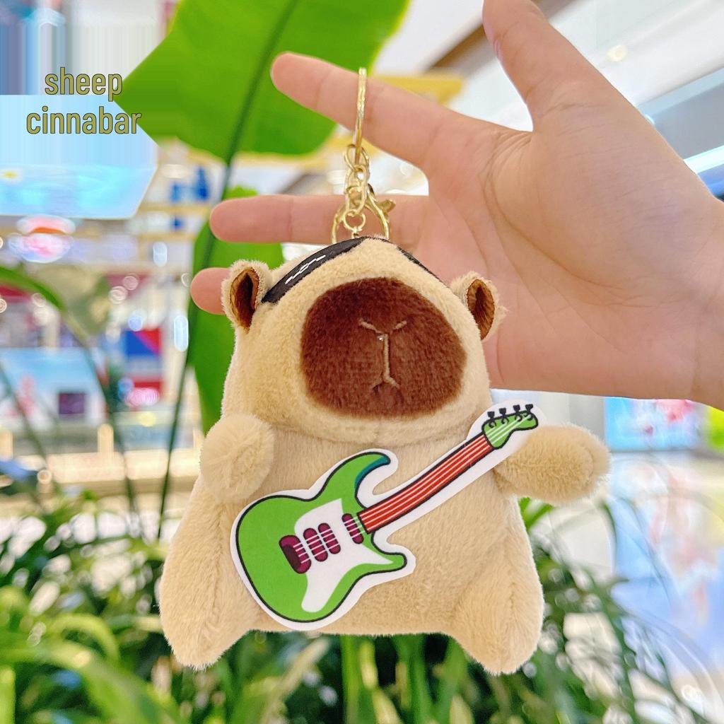 Cute Capybara Plush Toy Pendant & Keychain Charm