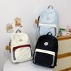 Schoolbag New Trendy College Style Fashion Student Travel Backpack Junior High School Student High School Student Class Large Capacity Backpack