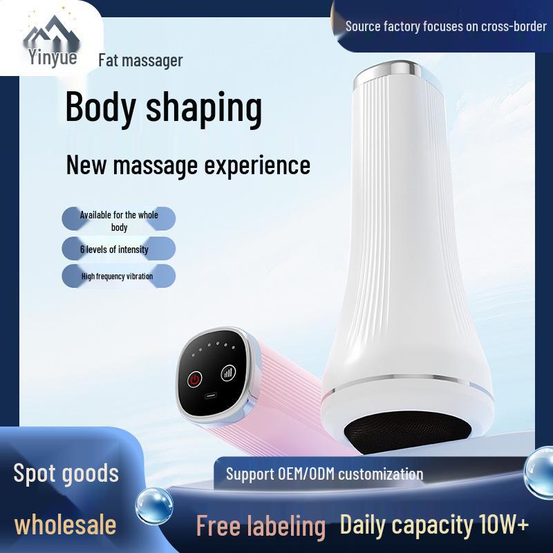 Mini Handheld Fat Burning Body Massager: Portable Fascia Gun for Neck, Waist, Shoulder Kneading