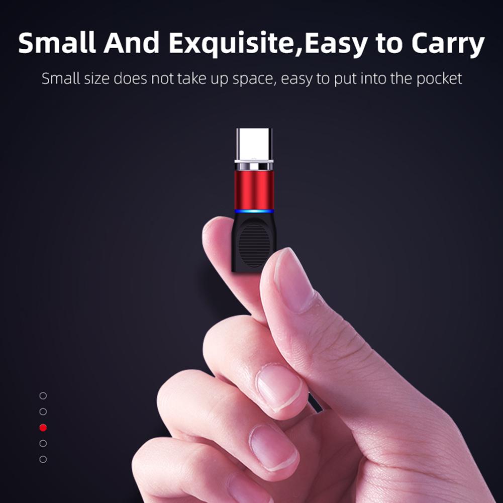 USB Type C Magnetic Adapter 360 Degrees Rotating Magnetic Phone Cable Adapter Connector