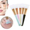 1-3 Stück Farbe Silikon Maskenpinsel Flexibler Gesichtsmasken-Applikator Körperlotion Creme Verblenden Kosmetik DIY Make-up Beauty-Werkzeuge