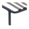 Marion - Black Bed Base Reinforced Slatted Frame and Adjustable Support Feet 80x200 X 29 Cm In Metal - Easy Assembly