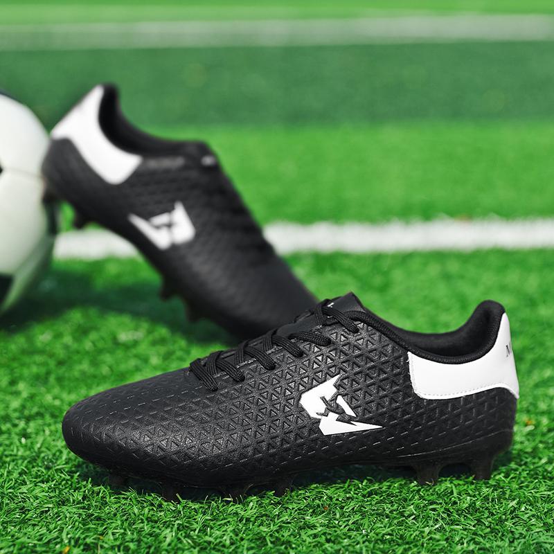 

Outdoor FG TF Society Soccer Cleats Men Original Black Low-cut Youth Futsal Shoes Light Breathable Non-slip Men s Football Shoes