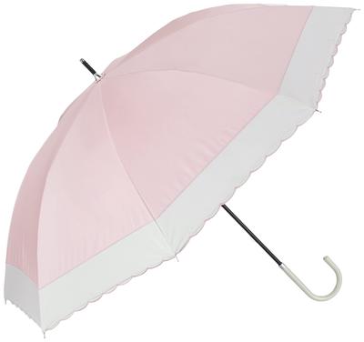 MOONBAT Estaa Beauty Shield Light Long Premium Light Long Umbrella for Sun and and UV Pink Parasol, Two-Tone, Blocking, Rain, Heat, Light, Protection,